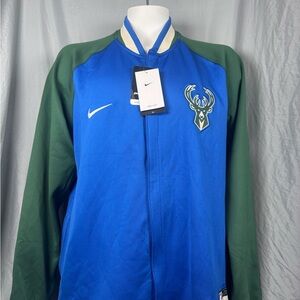 Nike Milwaukee Bucks City Edition Team Issue Zip Up Men’s Size XL-Tall